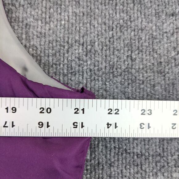 Made for Life Puffer Vest Womens Size L Purple Full Zip Pockets Sleeveless - Picture 6 of 13